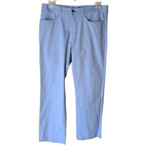 Blue Saks Fifth Avenue Men's 34 x 34 Light Blue Chino Pants EUC